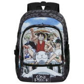 Mochila Escolar adap trolley 44cm One Piece Pirates