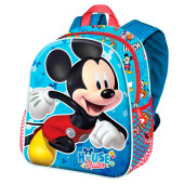 Mochila Escolar adap trolley Mickey House 39cm