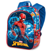 Mochila Escolar adap trolley Spiderman Powerful 39cm