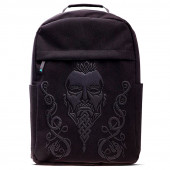 Mochila Escolar Assassins Creed Valhalla Black Screen 41cm