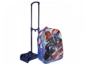 Mochila escolar c/ trolley Marvel Capitão America Civil War Side