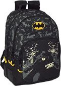 Mochila Escolar Dupla 42cm adap trolley Batman Hero