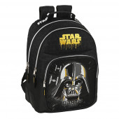 Mochila Escolar Dupla 42cm adap trolley Star Wars Fighter