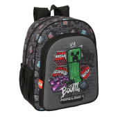 Mochila Escolar Graffiti Minecraft 38cm
