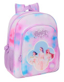 Mochila Escolar Huntrix K-pop Demon Hunters Colorida 38cm Mochila Escolar Huntrix K-pop Demon Hunters Colorida 38cm