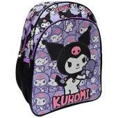 Mochila Escolar Kuromi Hello Kitty 40cm
