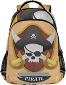 Mochila Escolar Pirata 42cm