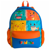 Mochila Escolar Pokémon Starters 40cm