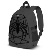 Mochila Escolar Preta Homem-Aranha Marvel 44cm