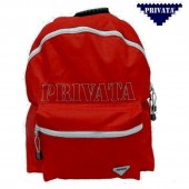 Mochila escolar Privata - Vermelha