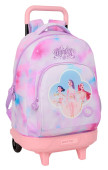 Mochila Escolar Trolley Huntrix Kpop Demon Hunters Colorida 45cm Mochila Escolar Trolley Huntrix Kpop Demon Hunters Colorida 45cm