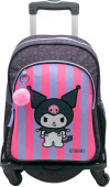 Mochila Kuromi + Trolley Preto Toybags 360º