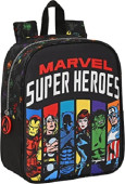Mochila Pré Escolar 27cm adap trolley Avengers Super Heroes