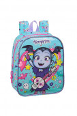 Mochila Pré Escolar 27cm adap trolley Vampirina Rockin