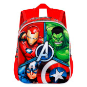 Mochila Pré Escolar 31cm Avengers Massive 3D