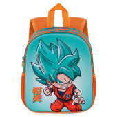 Mochila Pré Escolar 31cm Dragon Ball Blue 3D