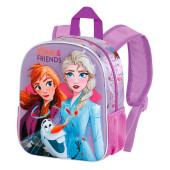 Mochila Pré Escolar 31cm Frozen 2 Friends 3D