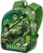 Mochila Pré Escolar 31cm Hulk Avengers Destroyer 3D