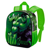 Mochila Pré Escolar 31cm Hulk Avengers Superhuman 3D