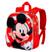 Mochila Pré Escolar 31cm Mickey Twirl 3D