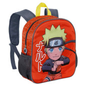 Mochila Pré Escolar 31cm Naruto Chikara 3D