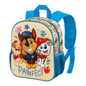 Mochila Pré Escolar 31cm Patrulha Pata Pawfect 3D