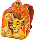 Mochila Pré Escolar 31cm Rei Leão Future King 3D