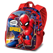 Mochila Pré Escolar 31cm Spiderman Mighty 3D