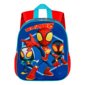 Mochila Pré Escolar 31cm Spidey and his Amazing Friends Spinners 3D