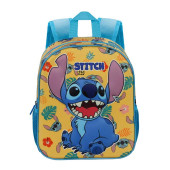 Mochila Pré Escolar 31cm Stitch 3D Grumpy