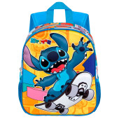 Mochila Pré Escolar 31cm Stitch Disney Skate 3D