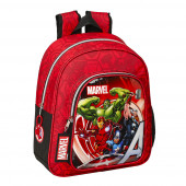 Mochila Pré Escolar 33cm adap trolley Avengers Infinity