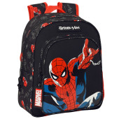 Mochila Pré Escolar 33cm adap trolley Spiderman Hero