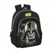 Mochila Pré Escolar 33cm adap trolley Star Wars Fighter