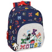 Mochila Pré Escolar 34cm adap trolley Mickey Only One