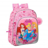 Mochila Pré Escolar 34cm adap trolley Princesas Express Yourself