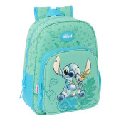 Mochila Pré Escolar 34cm adap trolley Stitch Aloha