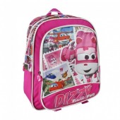 Mochila pré escolar 34cm com Dizzy de Super Wings - Rescue Power