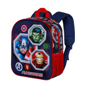Mochila Pré-Escolar 3D Assemble Vingadores Marvel 31cm