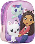 Mochila Pré Escolar 3D Gabby´s Dollhouse 31cm