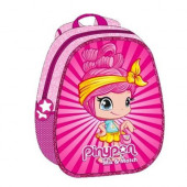 Mochila Pré Escolar 3D Pinypon Mix Match 29cm Glitter