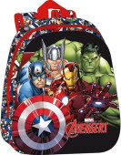 Mochila Pré Escolar Avengers 3D 33cm