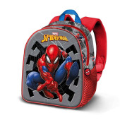 Mochila Pré-Escolar Com Símbolo Do SpiderMan 3D 31cm