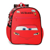 Mochila Pré-Escolar Disney Mcqueen Cars Vermelha 33cm