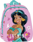 Mochila Pré Escolar Jasmine Disney 3D 33cm