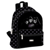 Mochila Pré-Escolar Kpop Demon Hunters Preta 28cm