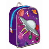 Mochila Pré Escolar Nasa Espaço 3D 29cm