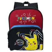 Mochila Pré Escolar Pokémon Colorful 30cm