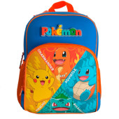 Mochila Pré Escolar Pokémon Starters 30cm