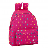 Mochila Rosa Urban Girl benetton 42cm